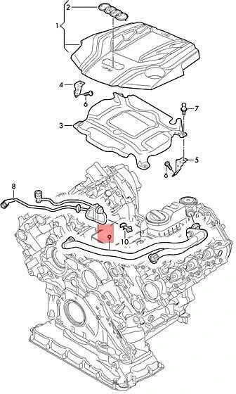 VAG AUDI A4 AVANT S4 QUATTRO A5 S5 CABRIOLET ventiliacinė žarna 06M103210EB originali
