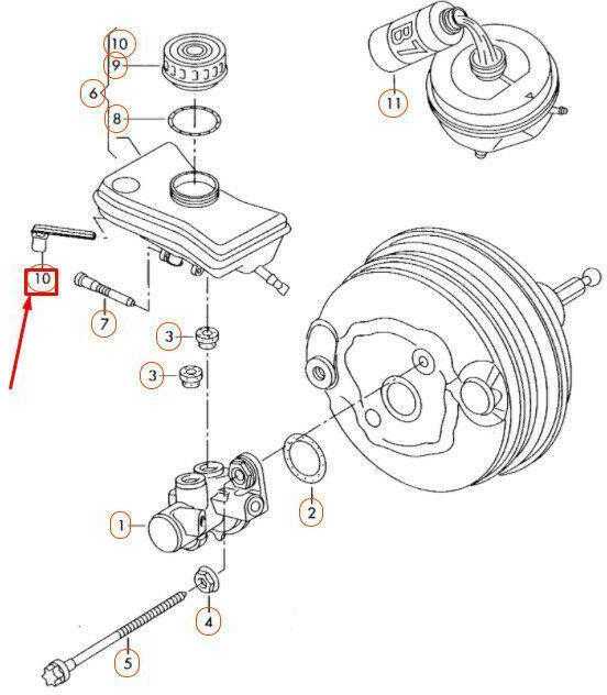 VAG Audi A4 B6 B7 A6 C6 A8 D3 Stabdžių skysčio rezervuaro lygio jutiklis 8E0611377