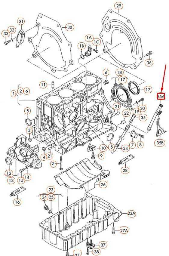 VAG Audi A4 B6 cilindrų benzino matuoklio kreipiamasis vamzdelis originalus 06B103663G