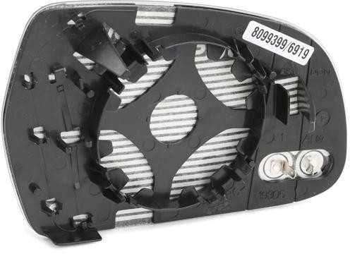 VAG Audi A4 B8 A5 8T A8 D3 FL NS kairės pusės šildomas durelių veidrodėlio stiklas originalus 8K0857535E