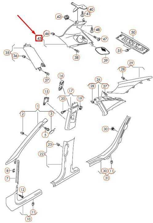 VAG AUDI A4 B8 D-sienelės dešinioji apdaila originali 8K9867246V48