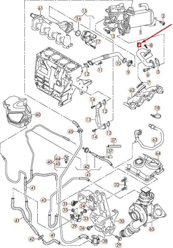 VAG AUDI A4 B8 EGR vamzdžio jungiamasis vamzdis originalus 03L131521J