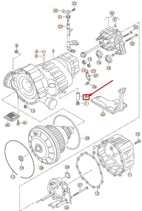 VAG AUDI A4 B8 tepalo vamzdelis originalus 0AW301685C
