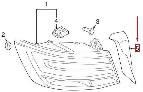VAG AUDI A4 B9 galinio žibinto lempos apdailos detalė galinė dešinė originali 8W5945254