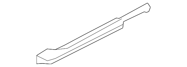 VAG AUDI A4 B9 priekinės kairės pusės išorinis sėdynės bėgių dangtelis originalus 8W08814574PK