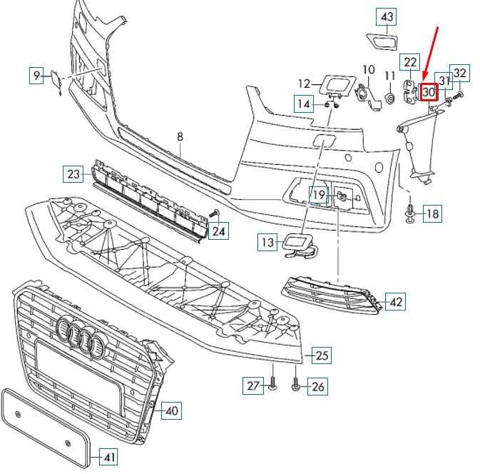 VAG Audi A4 B9 priekinis bamperis kairėje pusėje, pneumatinis įtaisas originalus 8W0121763