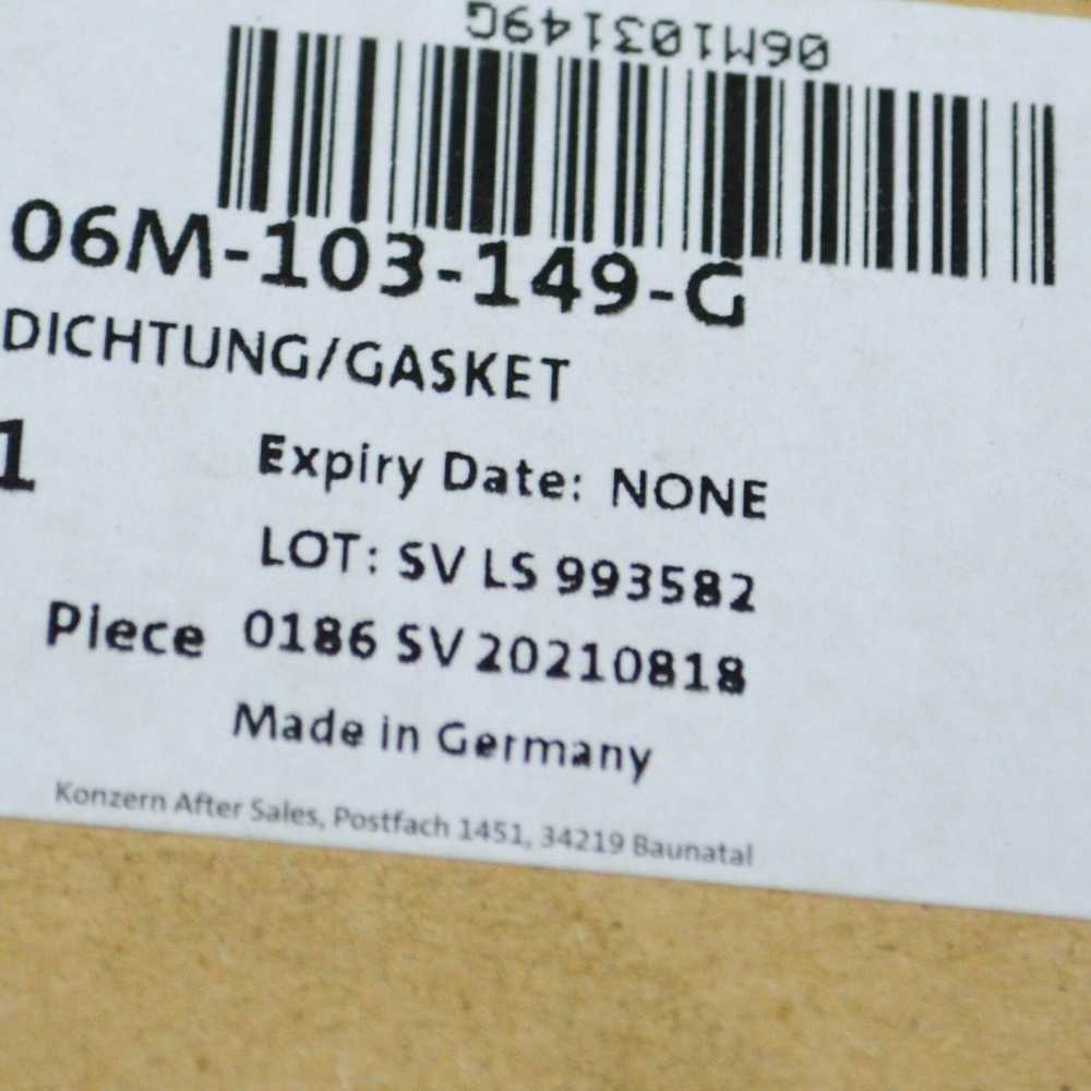 VAG AUDI A4 B9 Variklio Cilindro Dangtelio Gasket 06M103149G NAUJAS ORIGINALUS
