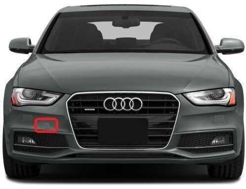 VAG AUDI A4/S4 (13-15) priekinio buferio vilkimo kablio dangtelis 8K0807241GGRU originalus