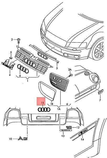 VAG Audi A4 S4 B6 B6 B7 A3 RS4 2002- Galinis bagažinės chromuotas ženkliukas Emblema Originali 8E98537422ZZ