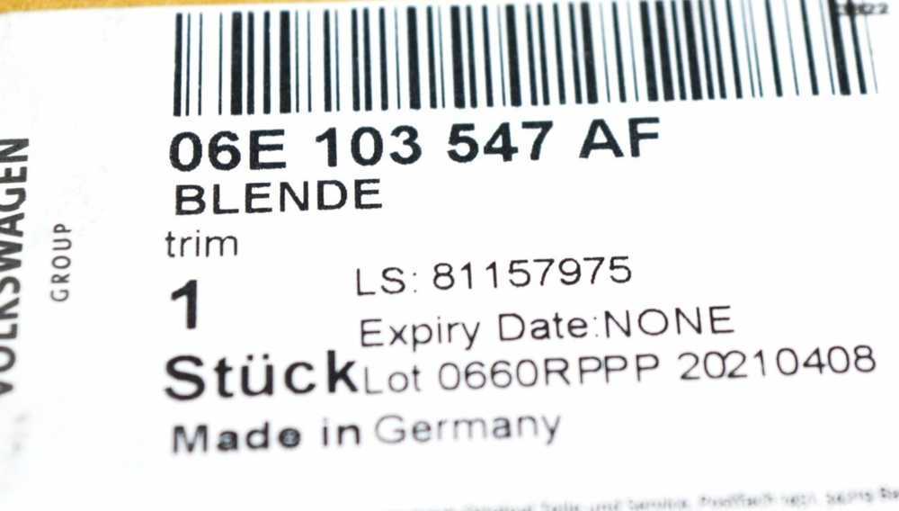 VAG AUDI A4 S4 B7 variklio slėgio reguliavimo vožtuvas originalus 06E103547AF