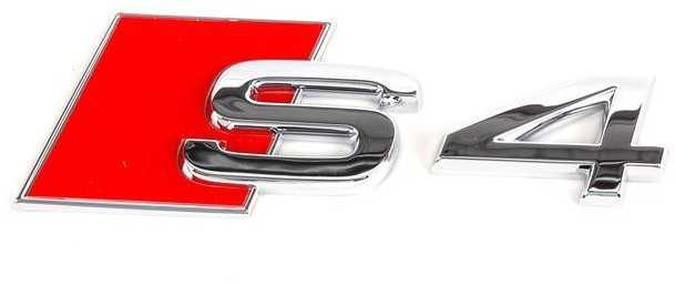 VAG AUDI A4 S4 B8 bagažinės dangtis S4 2015 emblema originali 8D0853737G2ZZ