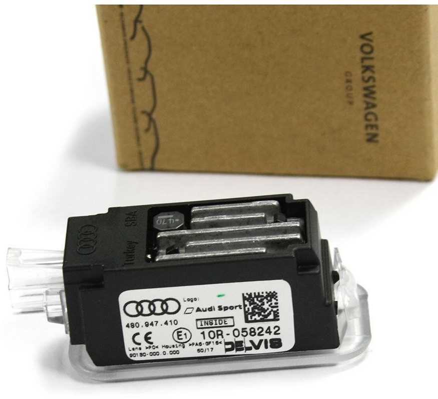 VAG Audi A4 / S4 B9 8W 2016 Audi Sport LED Priekinis Dešinės Durų Projektorius 4S0947410 Naujas