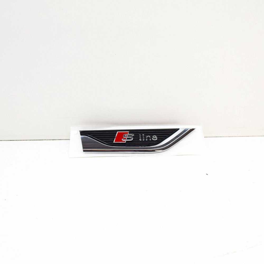 VAG AUDI A5 8W6 S-Line priekinio dešiniojo sparno emblema originali 8W6853602BPUZ