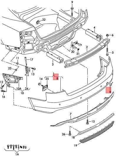 VAG AUDI A5 S5 bamperio vilkimo kablio ausies dangtelis 8T0807441DGRU originalus