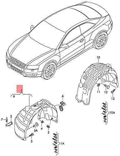 VAG AUDI A5 S5 Cabriolet Ratų korpuso įdėklas dešinysis 8T0821172M originalus