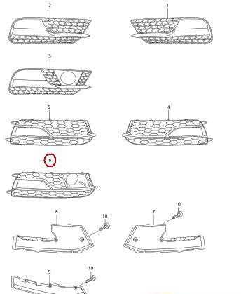 VAG Audi A5 S5 Oro kreipiančiosios grotelės originalios 8T0807682L01C