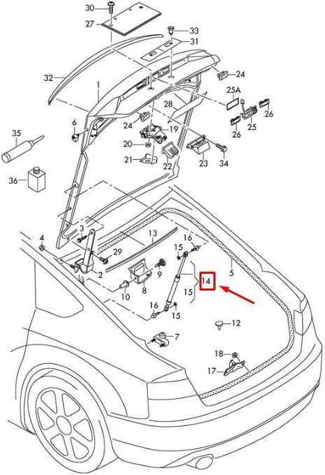 VAG Audi A5 Sportback 8TA bagažinės dangčio dujų spyruoklė dešinė 8T8827552C NAUJA ORIGINALI