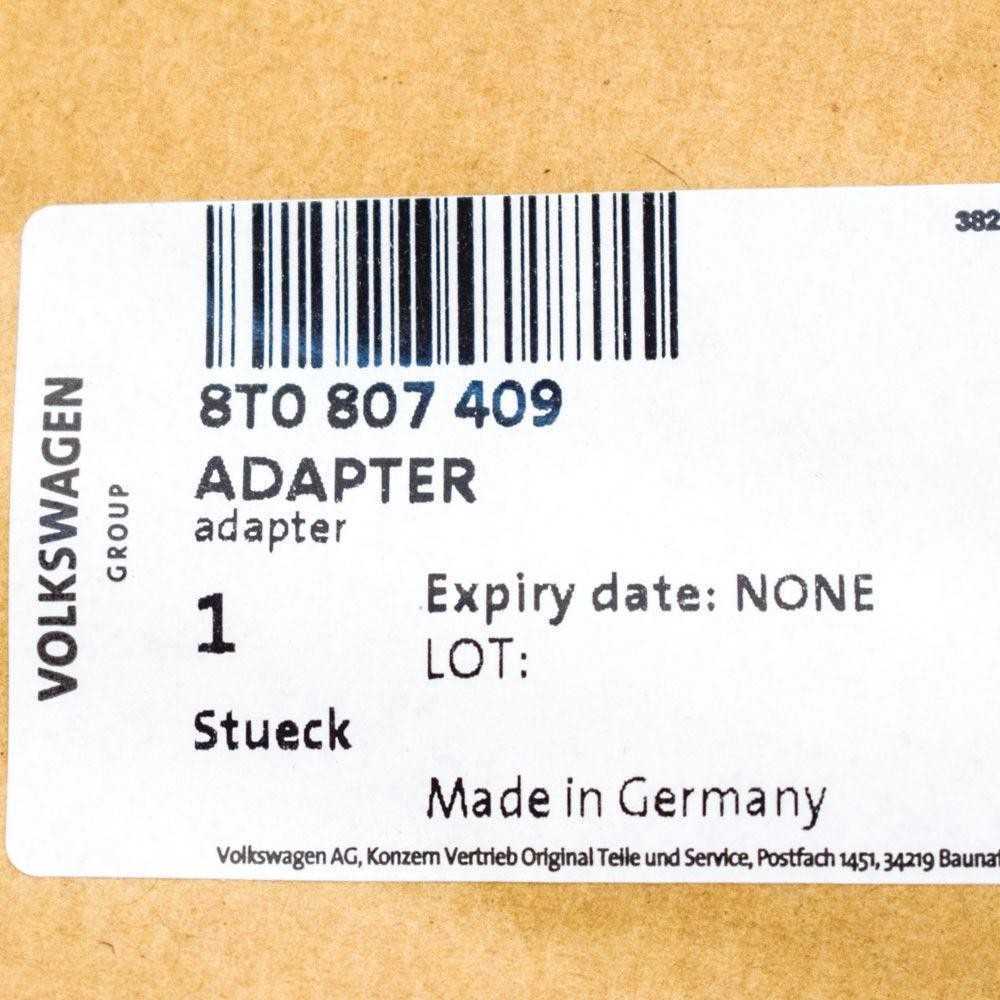 VAG AUDI A5 variklio apatinio skydo kairės pusės adapteris 8F7 originalus 8T0807409