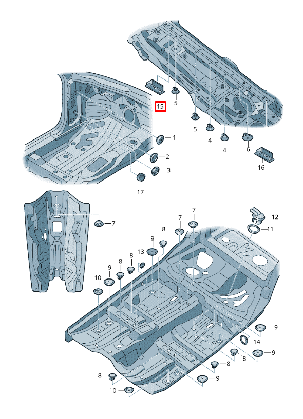 VAG Audi A6 11-18 A7 11-17 Priekinis domkrato padėklas po automobiliu Originalus 4G0802845