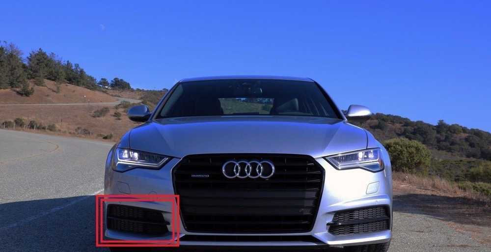 VAG AUDI A6 15-17 Priekinio bamperio apatinė O/S dešinioji rūko grotelė originali 4G0807648BBMT