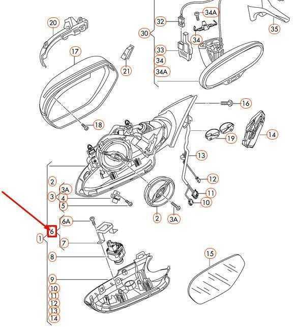 VAG AUDI A6 4G C7 Priekinio Kairio Veidrodžio Įvairių Detalių Rinkinys 4G0898011A NAUJAS ORIGINALUS