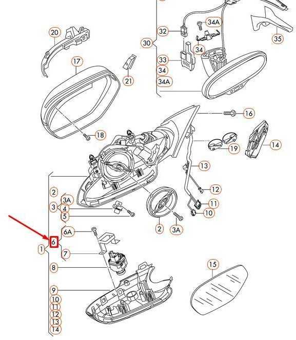 VAG AUDI A6 4G C7 Priekinis Dešinysis Durų Veidrodėlis Įvairių Detalių Rinkinys 4G0898012A NAUJAS ORIGINALUS