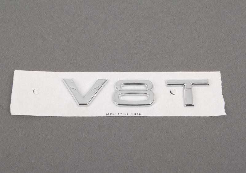 VAG AUDI A6 A7 A7 A8 Chrome V8T šoninė emblema originali 4H08536012ZZ