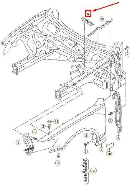 VAG AUDI A6 Allroad Qu. Quattro Avant S6 kairysis sandarinimo elementas originalus 4G0823721