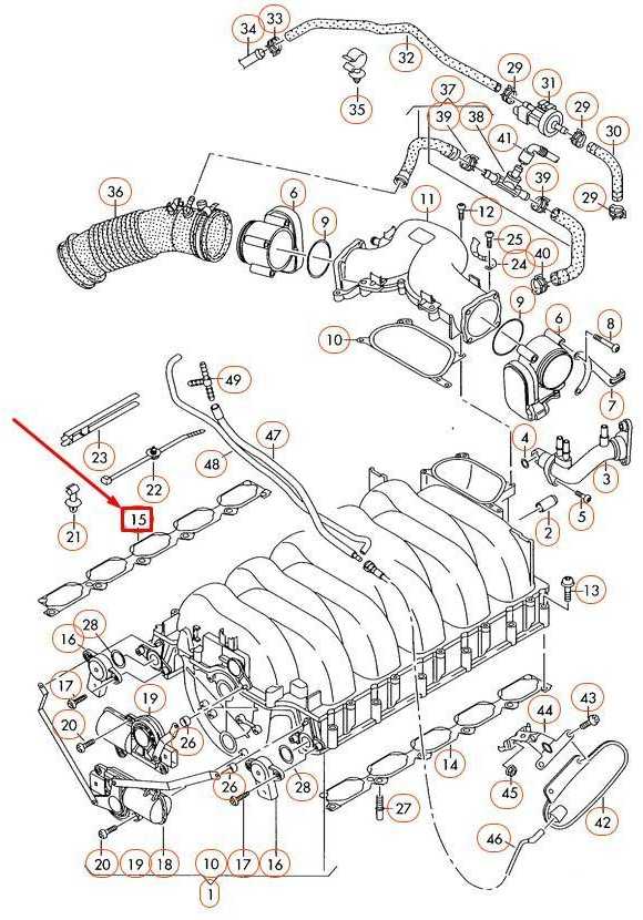 VAG AUDI A6 Avant S6 quattro A8 S8 4E2 4E8 4F2 Dešinysis sandariklis originalus 07L133074B