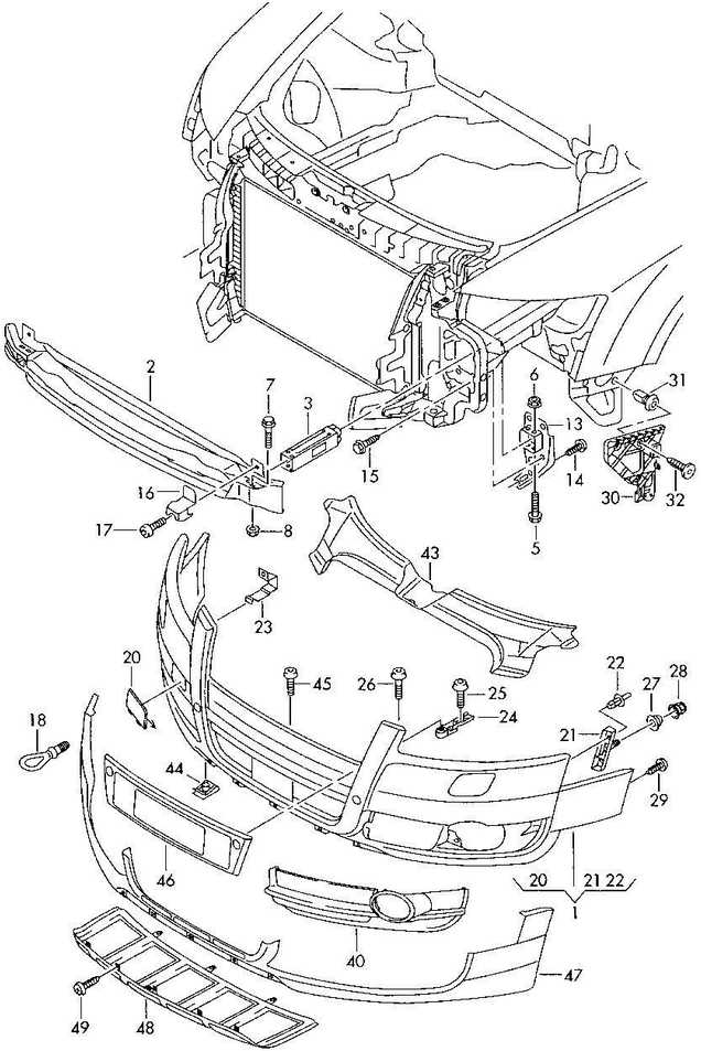 VAG AUDI A6 C6 C6 Dešinysis bamperio grotelės rūko žibintų apvadas originalus 4F0807682J