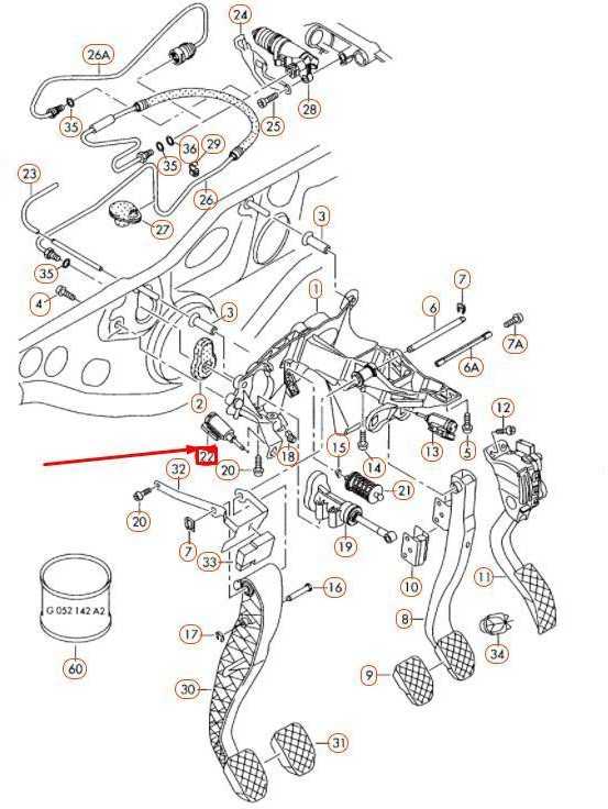 VAG AUDI A6 C6 C6 sankabos jungiklis originalus 6Q0927189