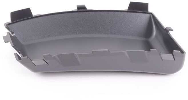 VAG Audi A6 C6 FCI priekinio bamperio dangtelis grotelės Dešinė juoda originali 4F0807246A01C