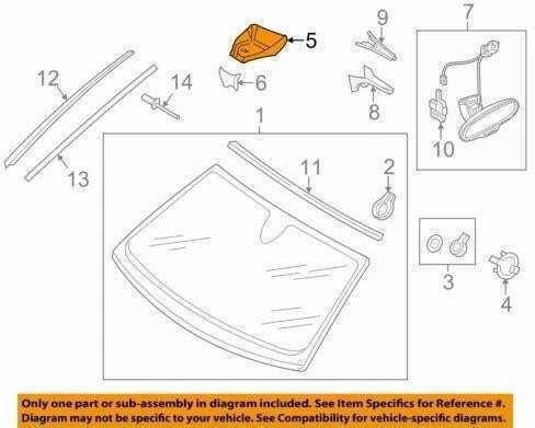 VAG Audi A6 C7 A7 A7 Soul Juodas galinio vaizdo veidrodėlio viršutinės apdailos dangtelis originalus 4G0907299AA4PK