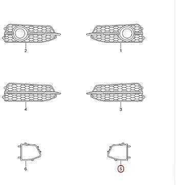 VAG AUDI A6 C7 Avant priekinis kairės pusės dangtelis originalus 4G0807245D