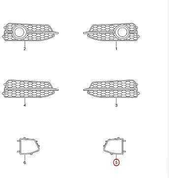 VAG AUDI A6 C7 Avant priekinis kairės pusės dangtelis originalus 4G0807245D