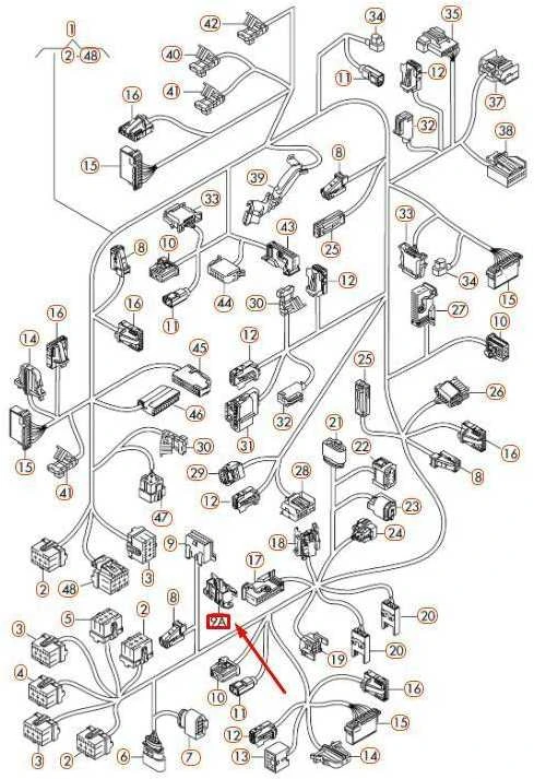VAG AUDI A6 C7 Diagnozės kištuko montavimas originalus 6N0972559