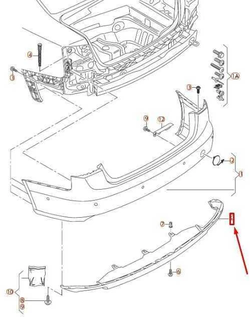 VAG AUDI A6 C7 Galinis Bamperio Apatinis Valančio Panele 4G0807521A9B9 NAUJA ORIGINALI