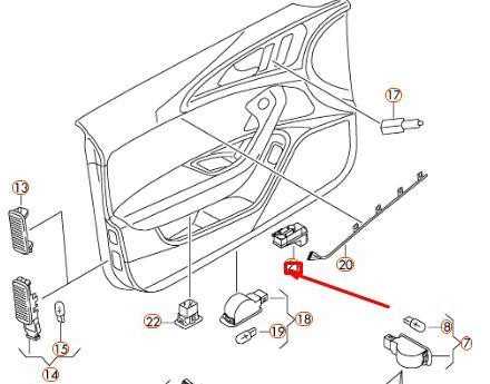 VAG AUDI A6 C7 Kairės Durų Apdailos Panele Ambiento Apšvietimo Lempa 4G0947355B NAUJA ORIGINALI