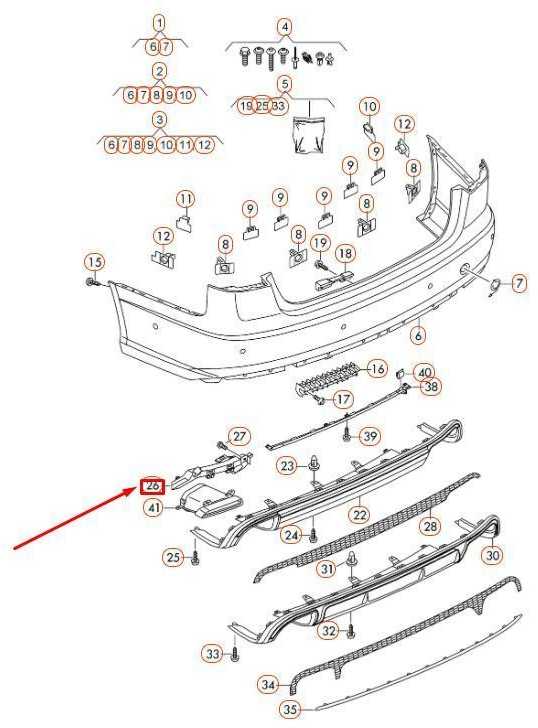 VAG AUDI A6 C7 Priekinis bamperis kairėje pusėje, uždarymo elementas originalus 4G0807363C