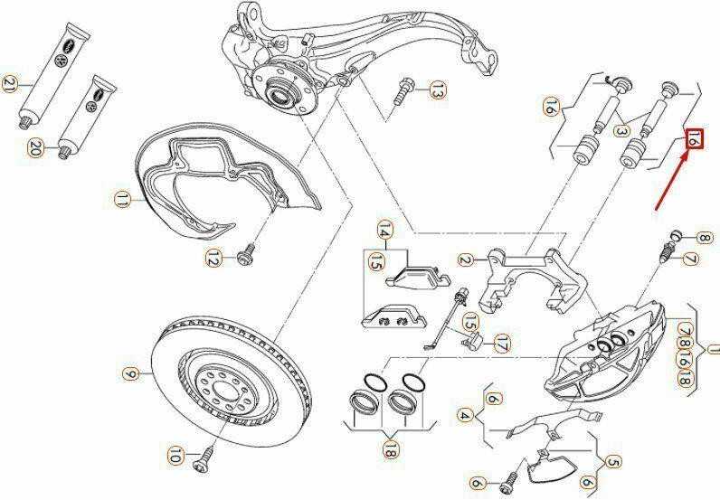 VAG AUDI A6 C7 Priekinis Gido Pagrindas Rinkinys 7E0698647 NAUJAS ORIGINALUS