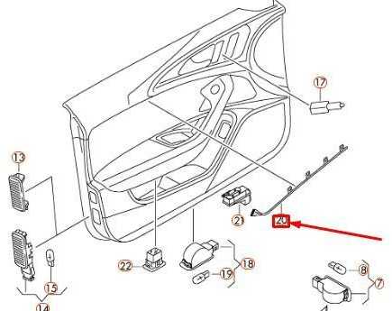 VAG AUDI A6 C7 Priekinių dešiniųjų durų apdailos skydelis Šviesos pluoštas originalus 4G0919174A