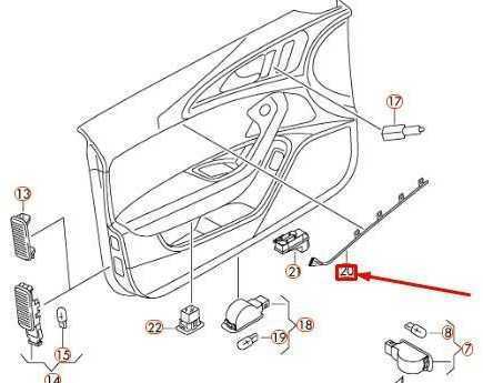 VAG AUDI A6 C7 Priekinių dešiniųjų durų apdailos skydelis Šviesos pluoštas originalus 4G0919174A