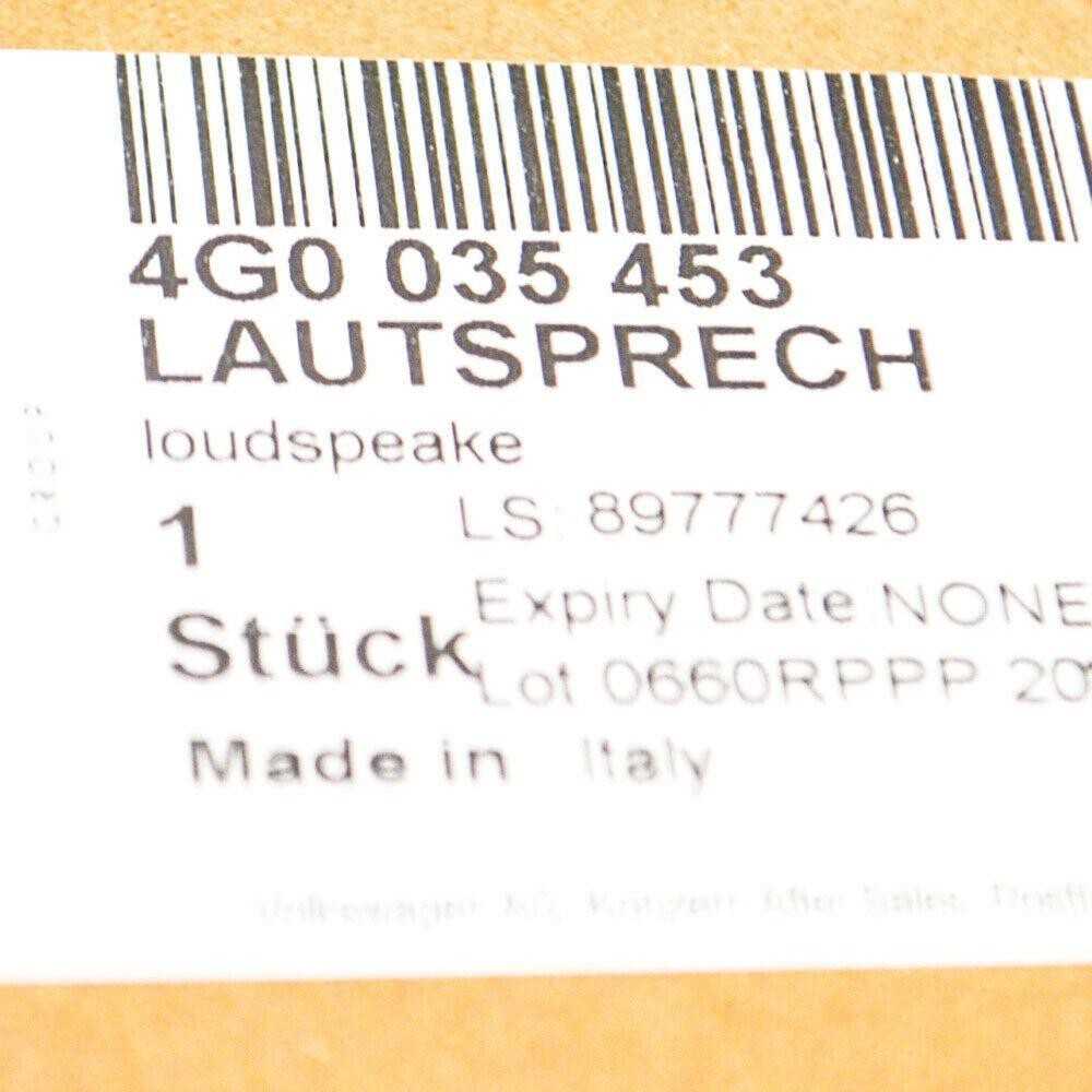 VAG Audi A6 C7 prietaisų skydelio garsiakalbis originalus 4G0035453