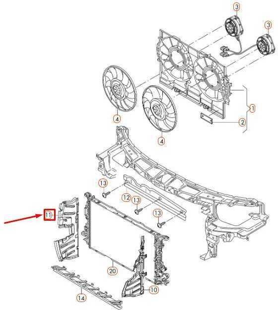 VAG AUDI A6 C7 Radiatoriaus Dešinės Oro Gido 4G0121284BC NAUJAS ORIGINALUS