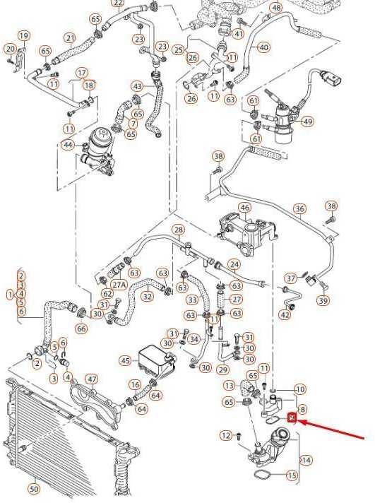 VAG AUDI A6 C7 Variklio aušinimo sistemos flanšo O-Ring sandariklis originalus 059121149E