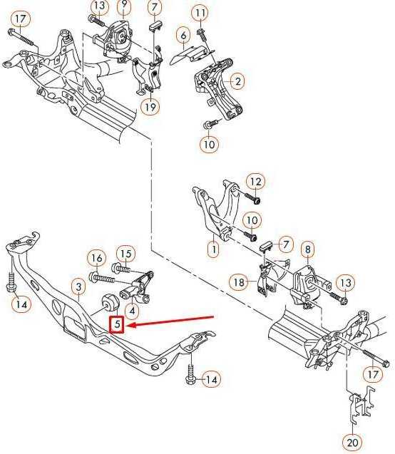 VAG AUDI A6 C7 Variklio montavimo dalys Stop buferis originalus 8K0199339M