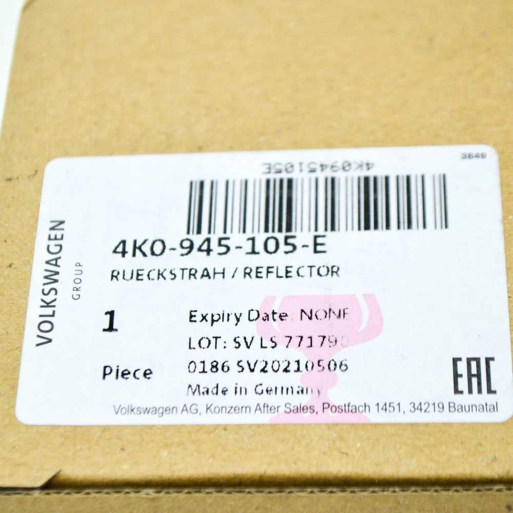 VAG AUDI A6 C8 galinio žibinto kairysis išorinis atšvaitas originalus 4K0945105E