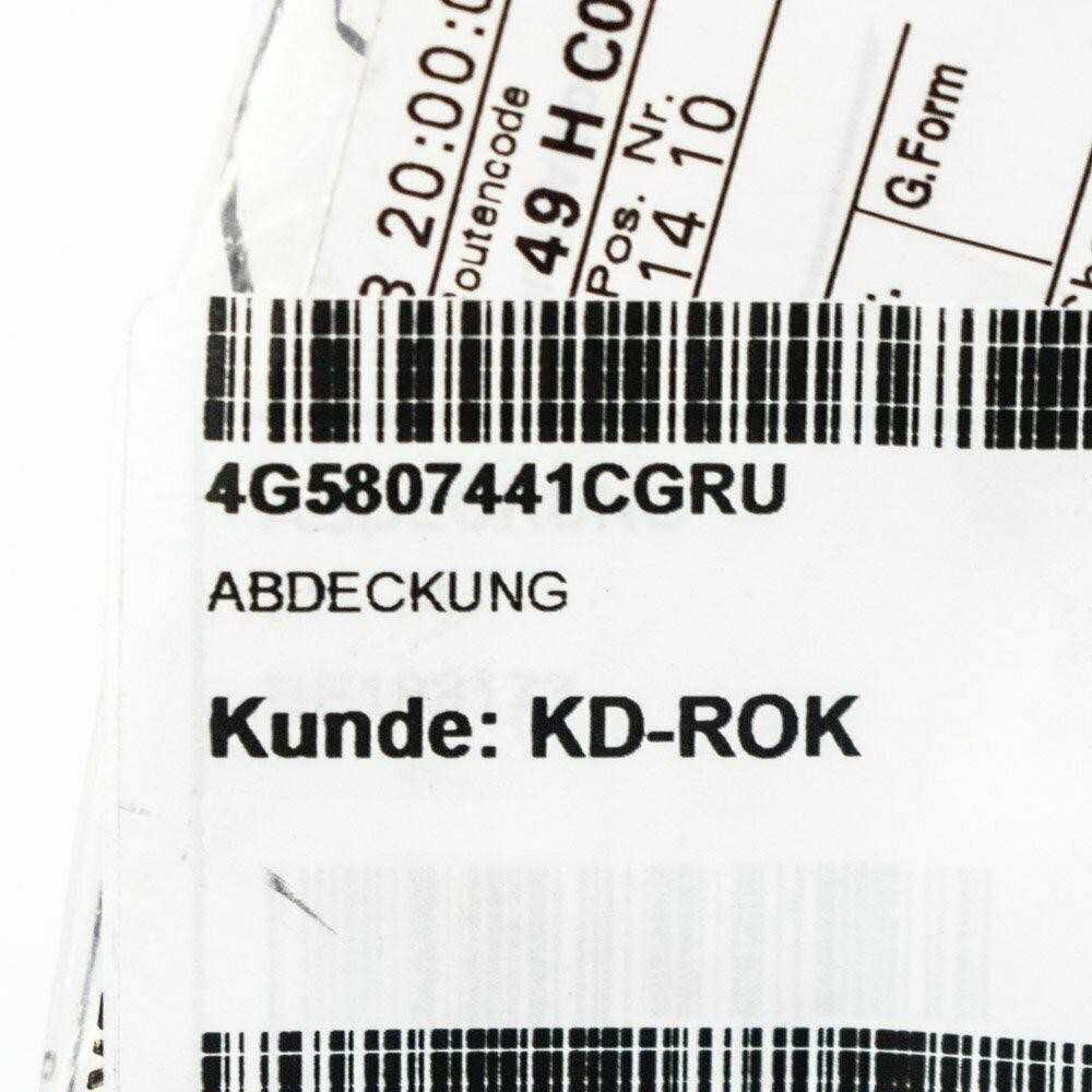 VAG AUDI A6 galinio bamperio vilkimo akies dangtelis C7 originalus 4G5807441CGRU
