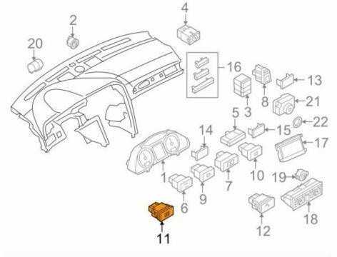 VAG AUDI A6 juostos keitimo asistento įspėjamasis jungiklis originalus 4F09274515PR