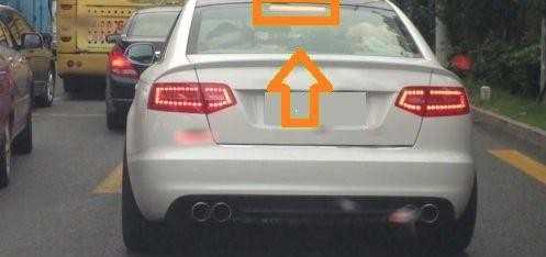 VAG Audi A6 RS6 S6 C6 Sedanas 2006-2011 Galinis trečiasis stabdžių žibintas originalus 4F5945097